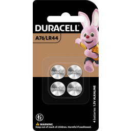 Photo of Duracell Specialty A76/Lr44 Alkaline Batteries 4 Pack