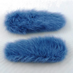Photo of Hair Clips, Blue Fur 2-piece