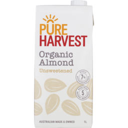 Photo of Pureharvest Pure Harvest Activated Almond Milk Original Unsweetened 1 Litre 1l