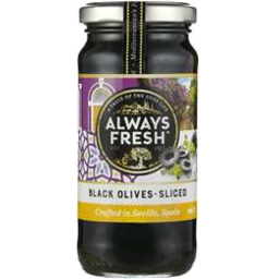 Photo of Always Fresh Olives Spanish Black Slice