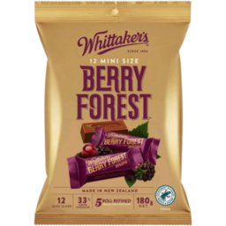 Photo of Whittaker's Chocolate Mini Slabs Berry Forest