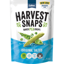 Photo of Calbee Harvest Snaps Baked Pea Crisps Original Salted Bag