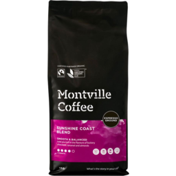 Photo of MONTVILLE COFFEE Org Sunshine Coast Blend Espresso 1kg