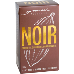 Photo of Grounded Pleaures Noir Dark Drinking Chocolate 200g