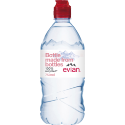 Photo of Evian Natural Spring Water Sports Cap 750ml