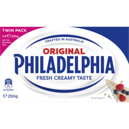 Photo of Philadelphia Original Cream Cheese Block 2x250g