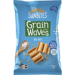 Photo of Sunbites Grain Waves Wholegrain Chips Sea Salt 170g 170g