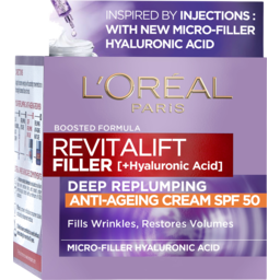 Photo of L'oréal Paris Revitalift Filler + Hyaluronic Acid Spf 50 Replumping Cream 50ml