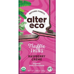 Photo of Alter Eco Truffle Thins Raspberry Creme