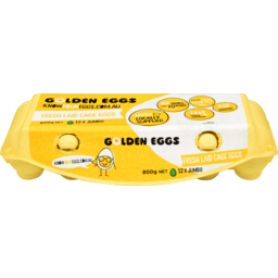 Photo of Golden Eggs Fresh Laid Cage Eggs Jumbo 12 Pack