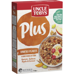 Photo of Uncle Tobys Plus Muesli Flakes Breakfast Cereal 820g