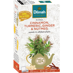 Photo of Dilmah Infusion Teabags Cinnamon Tumeric Ginger Nutmeg 20