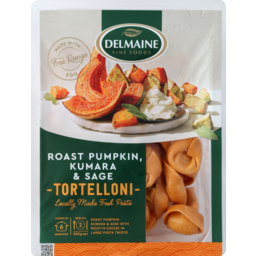 Photo of Delmaine Pasta Tortelloni Roast Pumpkin & Kumara 300g