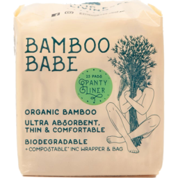 Photo of BAMBOO BABE Biodegradable Panty Liners 25 Pack