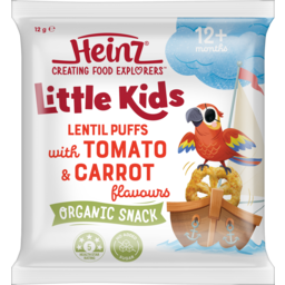 Photo of Heinz Little Kids Lentil Puffs with Tomato & Carrot Flavours 12g 