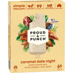 Photo of Proud & Punch Caramel Ice Cream 6pk