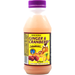 Photo of Byron Bay Ginger & Cranberry Juice 375ml