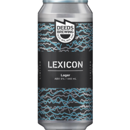 Photo of Deeds Lexicon Lager 440ml