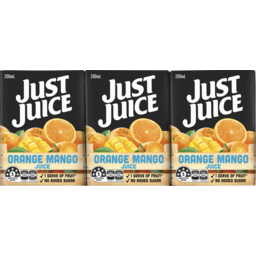 Photo of Just Juice Orange Mango 6x200ml