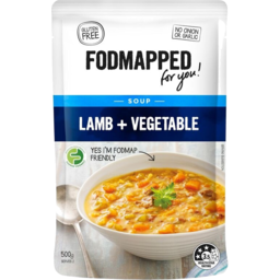 Photo of Fodmapped Soup Lamb + Vegetable 500g