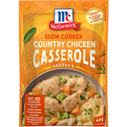 Photo of McCormick Slow Cookers Country Chicken Casserole 40g