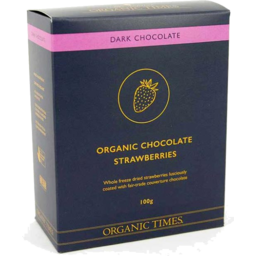 Photo of Organic Times Chocolate Strawberries (Dark)