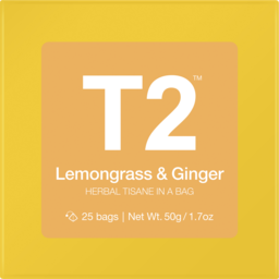Photo of T2 Lemongrass & Ginger Herbal Tea Bag 25 Pack