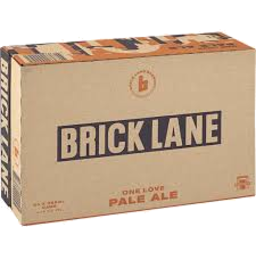 Photo of Brick Lane One Love Pale Ale 355ml 24 Pack