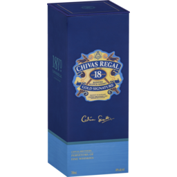 Photo of Chivas Regal Gold Signature Blended Scotch Whisky Aged 18 Years 700ml Gift Box 700ml