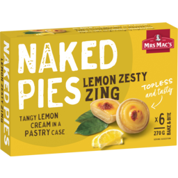 Photo of Mrs Mac's Dessert Pies Lemon Zesty Naked Pies 