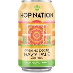 Photo of Hop Nation Opening Doors Hazy Pale Alc-Free Can