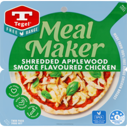 Photo of Tegel Fresh Free Range Meal Maker Shredded Applewood Chicken 260g