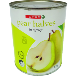 Photo of SPAR Pear Halves in Syrup 825gm