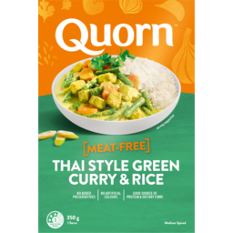 Photo of Quorn Meat Free Thai Style Green Curry & Rice 350g