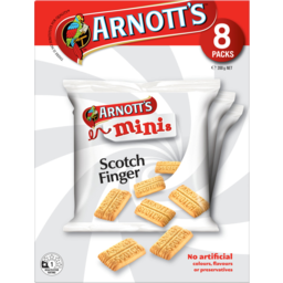 Photo of Arnotts Minis Scotch Finger Biscuits Multipack 8 Pack 200g