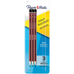 Photo of Paper Mate Woodcase Pencils Hb 3pk