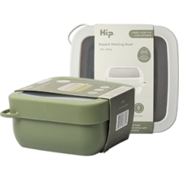 Photo of Hip Square Container Grey 1.5l