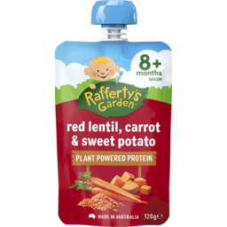 Photo of Rafferty's Garden Red Lentil, Carrot & Sweet Potato 120g