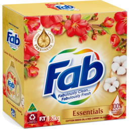 Photo of Fab Essentials Cotton Seeds Oil & Red Cherry Blossom, Liquid Laundry Washing Detergent,