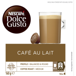 Photo of Nescafe Dolce Gusto Cafe Au Lait Coffee Capsules 16 Pack