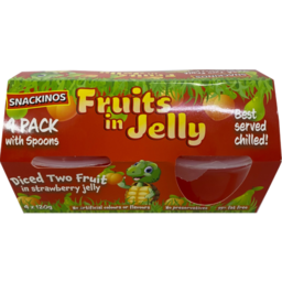 Photo of Snackinos Two Fruit Strb Jelly