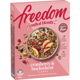 Photo of Freedom Crafted Blends Cranberry & Buckwheat Flakes 400g