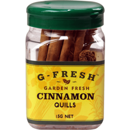 Photo of G Fresh Seasoning Cinnamon Quills 15g