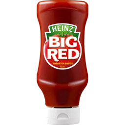 Photo of Heinz Big Red Tomato Sauce Upside Down 500ml