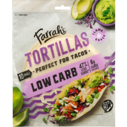Photo of Farrahs Tortilla Low Carb 10 Pack