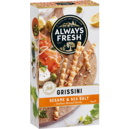 Photo of Always Fresh Grissini Sesame & Sea Salt 125gm