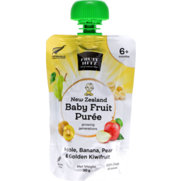 Photo of New Zealand Apple Products Fruit Hitz Baby Fruit Puree Pouch Apple Banana Pear Gold Kiwi Fruit