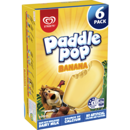 Photo of Paddle Pop Ice Cream Banana 6 Pack 408 Ml 