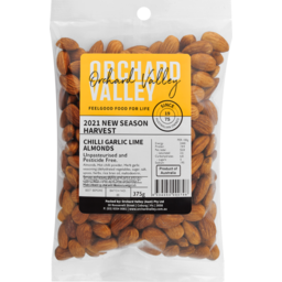 Photo of Orchard Valley Almonds Chilli Garlic Lime 375gm 