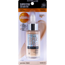 Photo of Maybelline New York Superstay Stay 24h Skin Tint Shade 03 Natural Finish Infused With Vitamin C